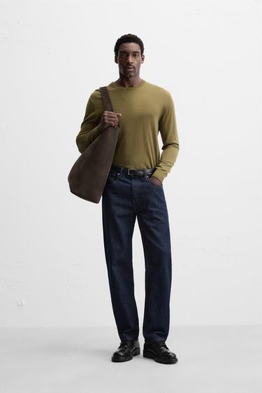 JERSEY LANA MERCERIZADA - Oliva de Zara