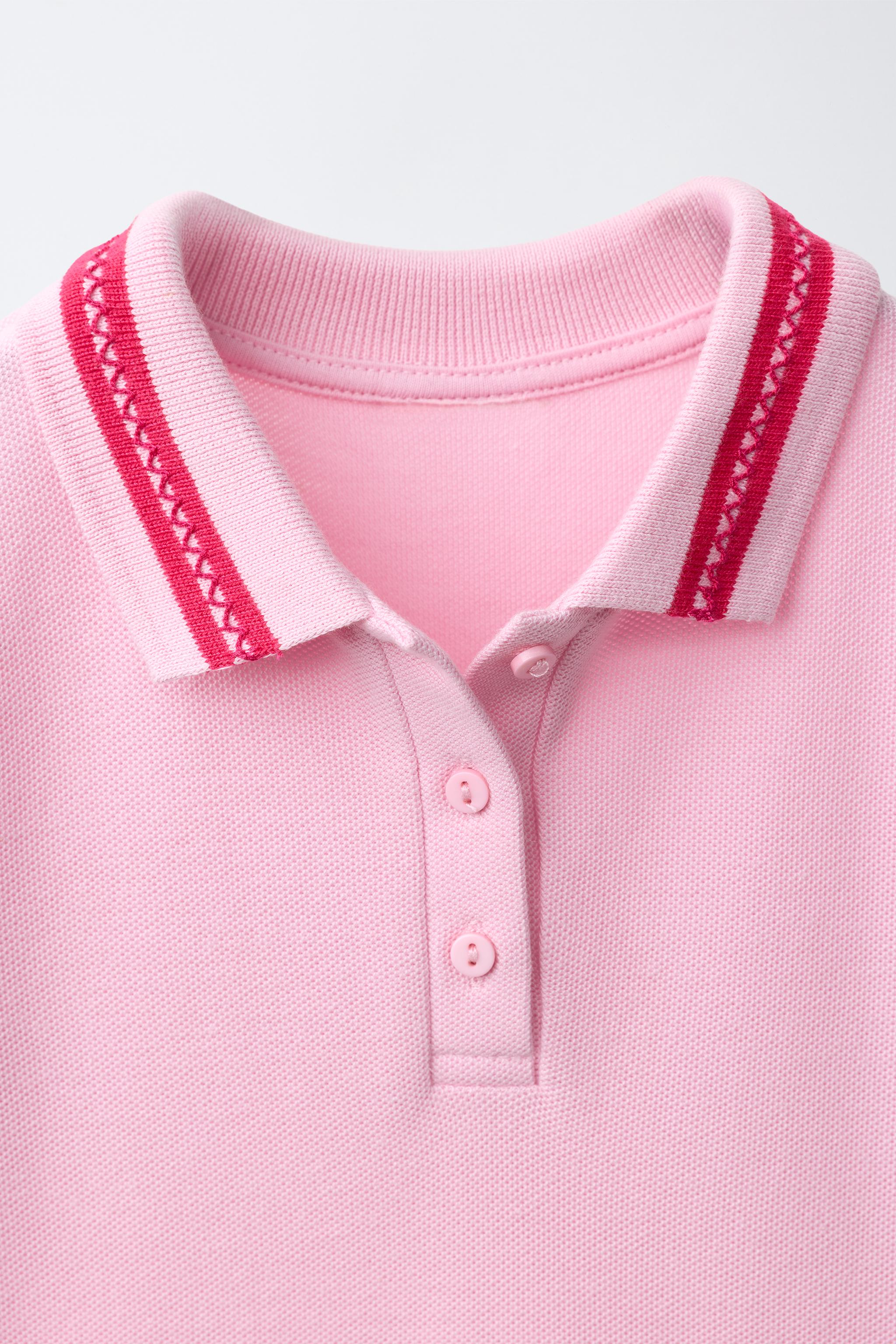 Детские платья Zara PIQUÉ POLO COLLAR DRESS — фото 3