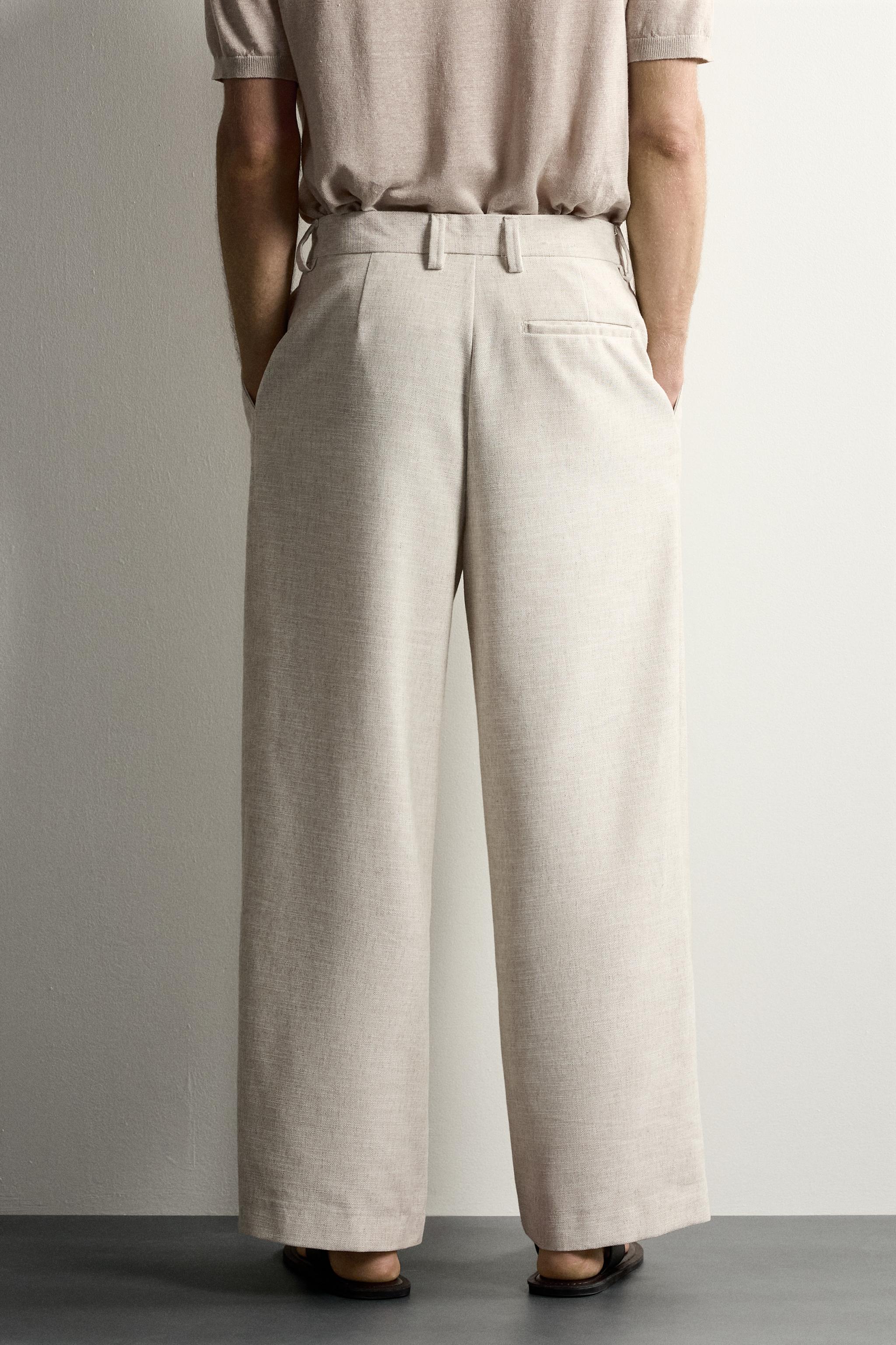 PANTALON DÉCONTRACTÉ STRUCTURE PLIS