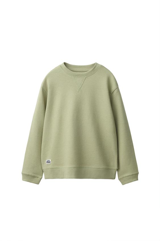 PLAYERA OTOMÁN LISA - Verde de Zara - Imagen 0