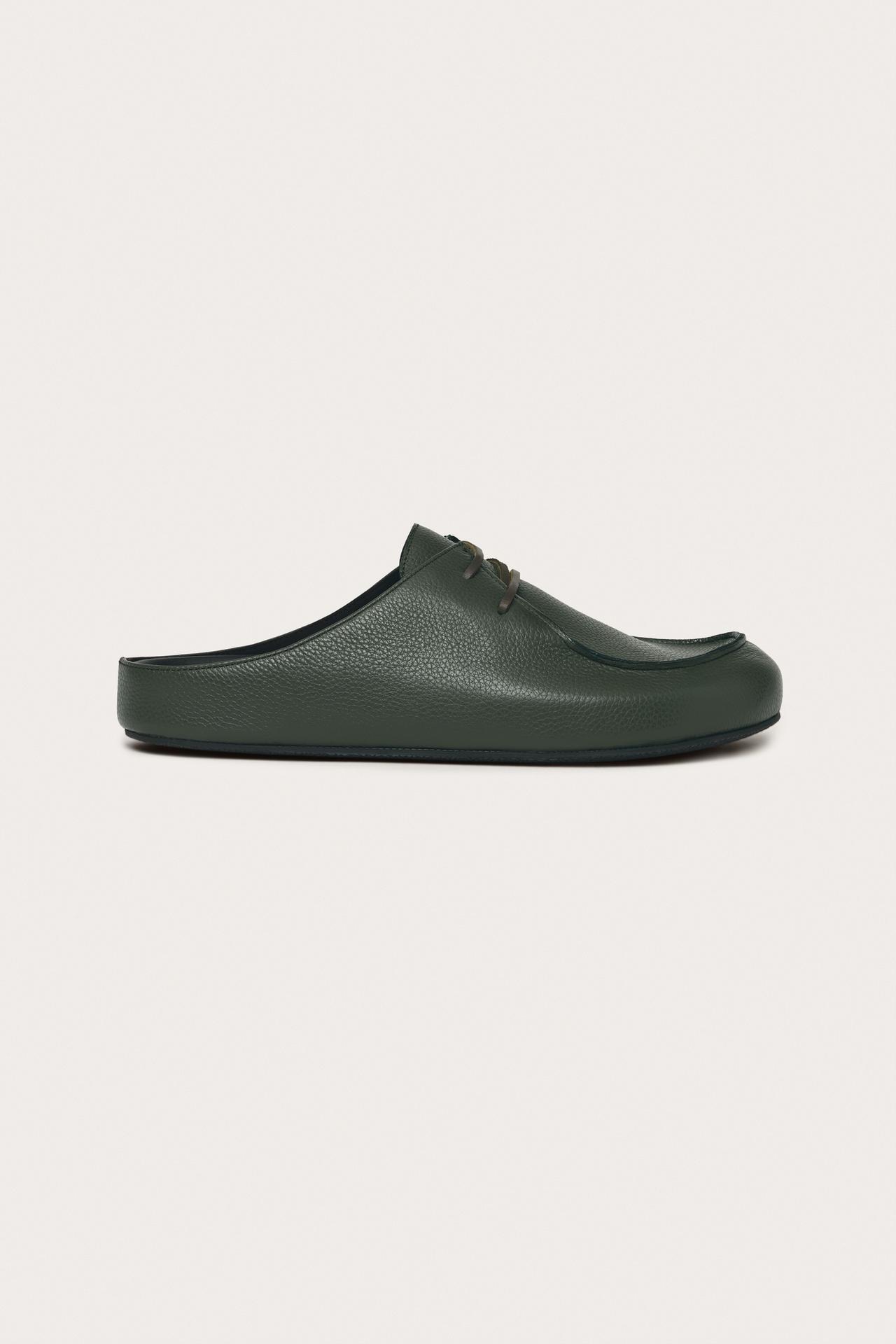 LIMITED EDITION LEATHER CLOGS — Green
