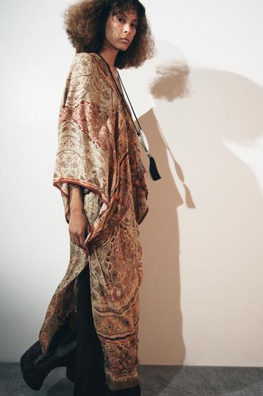 ZW COLLECTION PAISLEY KAFTAN DRESS - Printed by Zara - Image 5