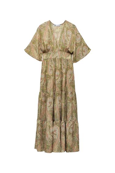 PAISLEY PRINT DRESS
