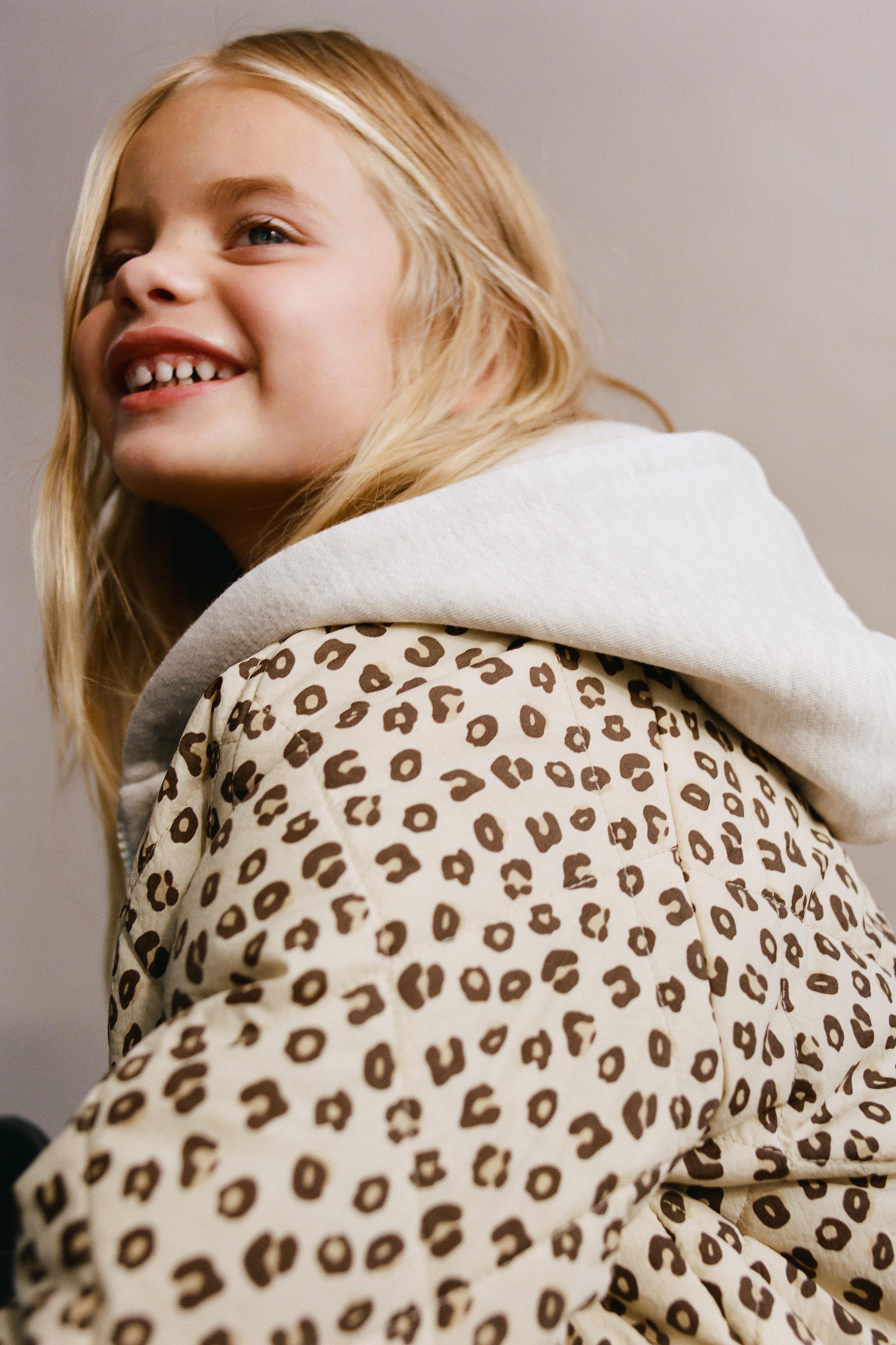 BLOUSON MATELASSÉ ANIMAL PRINT