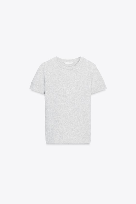 MINIMAL SHORT SLEEVE T-SHIRT from Zara - $19.90