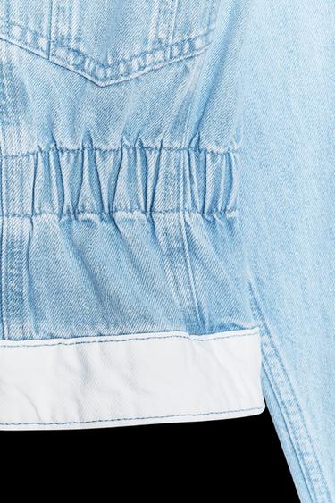 Z1975 COMBINED DENIM JACKET - Mid-blue by Zara