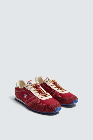 ZAPATILLA PIEL CHAMPION ® X ZARA - Rojo de Zara