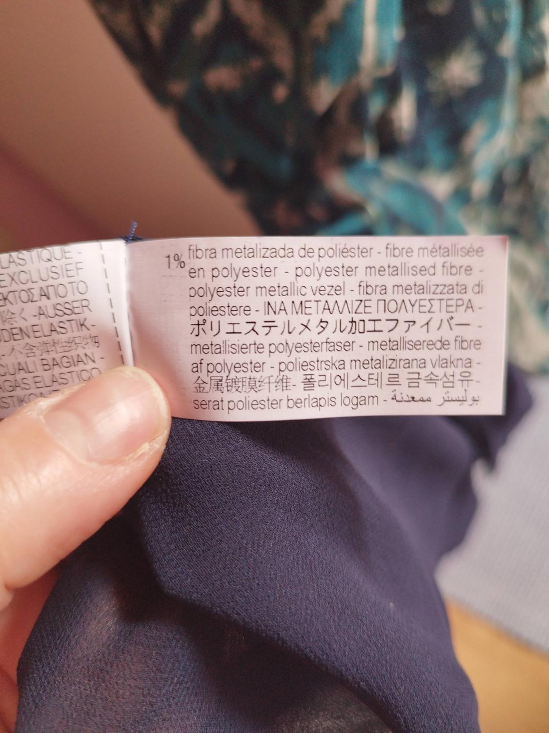 PRINTED SKIRT WITH METALLIC THREAD - Image 6