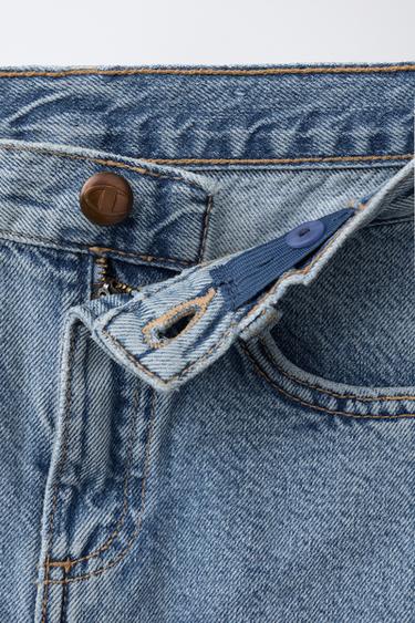 CHAMPION ® X ZARA BARREL JEANS - Blue by Zara - Image 3