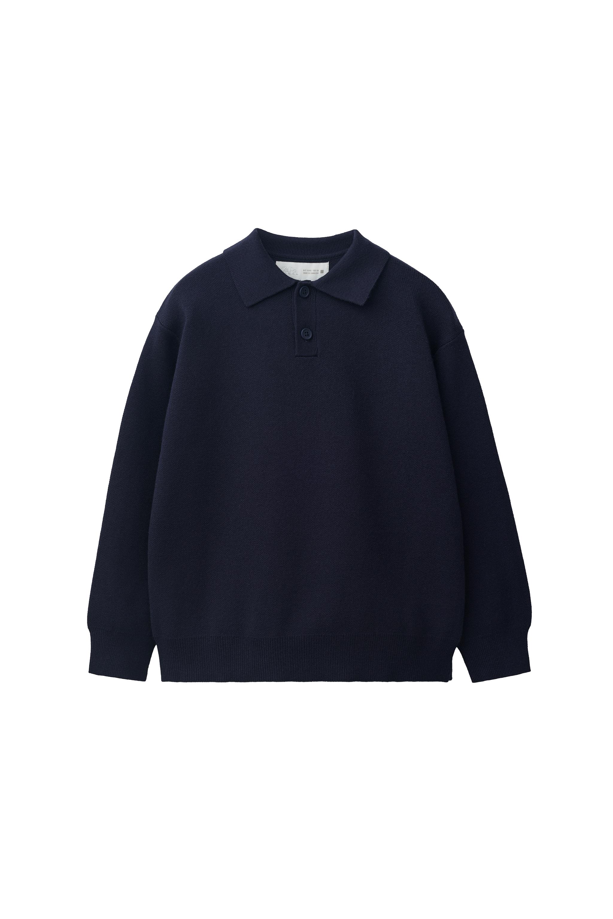 SOFT KNIT POLO - Dark navy | ZARA Canada