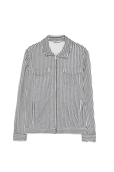 TEXTURED STRIPE JACKET