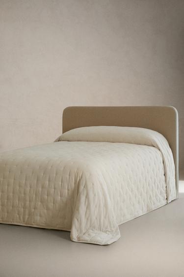 MICROFIBRE QUILT — Light beige 2