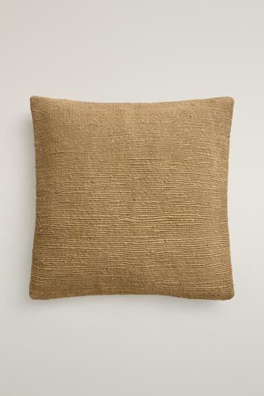 GEFLOCHTENER KISSENBEZUG - grau-beige von Zara - Bild 0