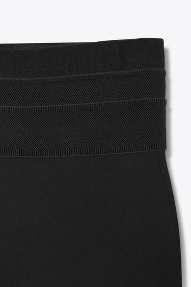 LEGGING TAILLE LARGE - Noir de Zara - Image 2