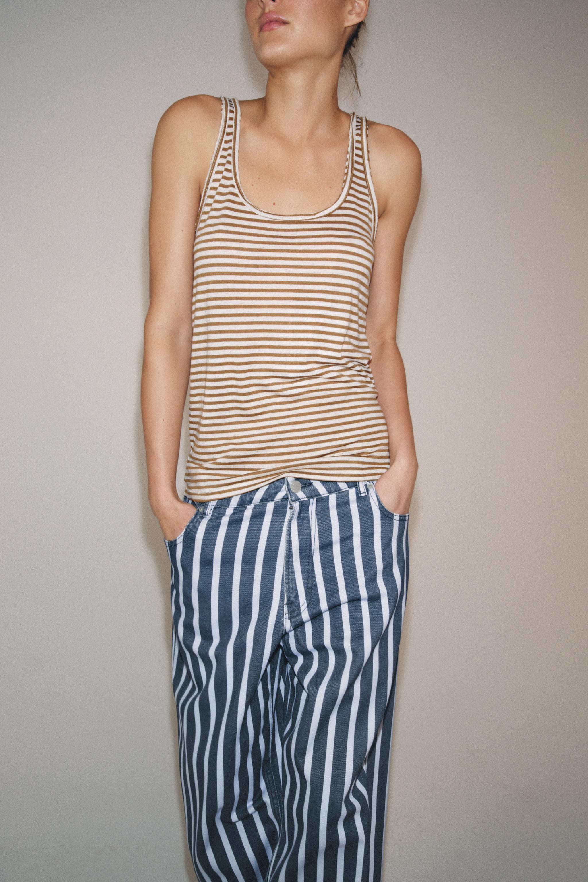 STRIPED RUSTIC T-SHIRT