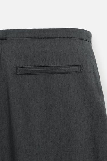 COTTON/LINEN TROUSERS - Grey by Zara - Image 9