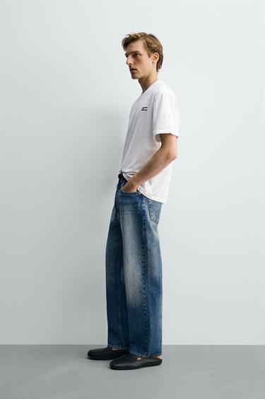 RELAXED FIT SLOGAN T-SHIRT - White by Zara - Image 3