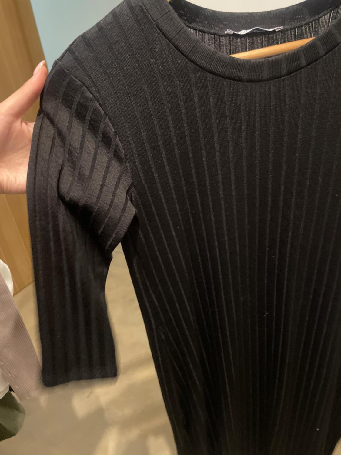 TEXTURED MIDI DRESS - Image 3