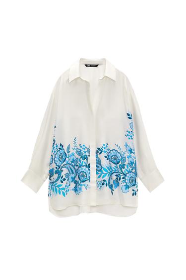CAMISA FLUIDA ESTAMPADA