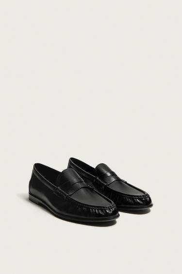 MOCASÍN VESTIR ANTIFAZ - Negro de Zara