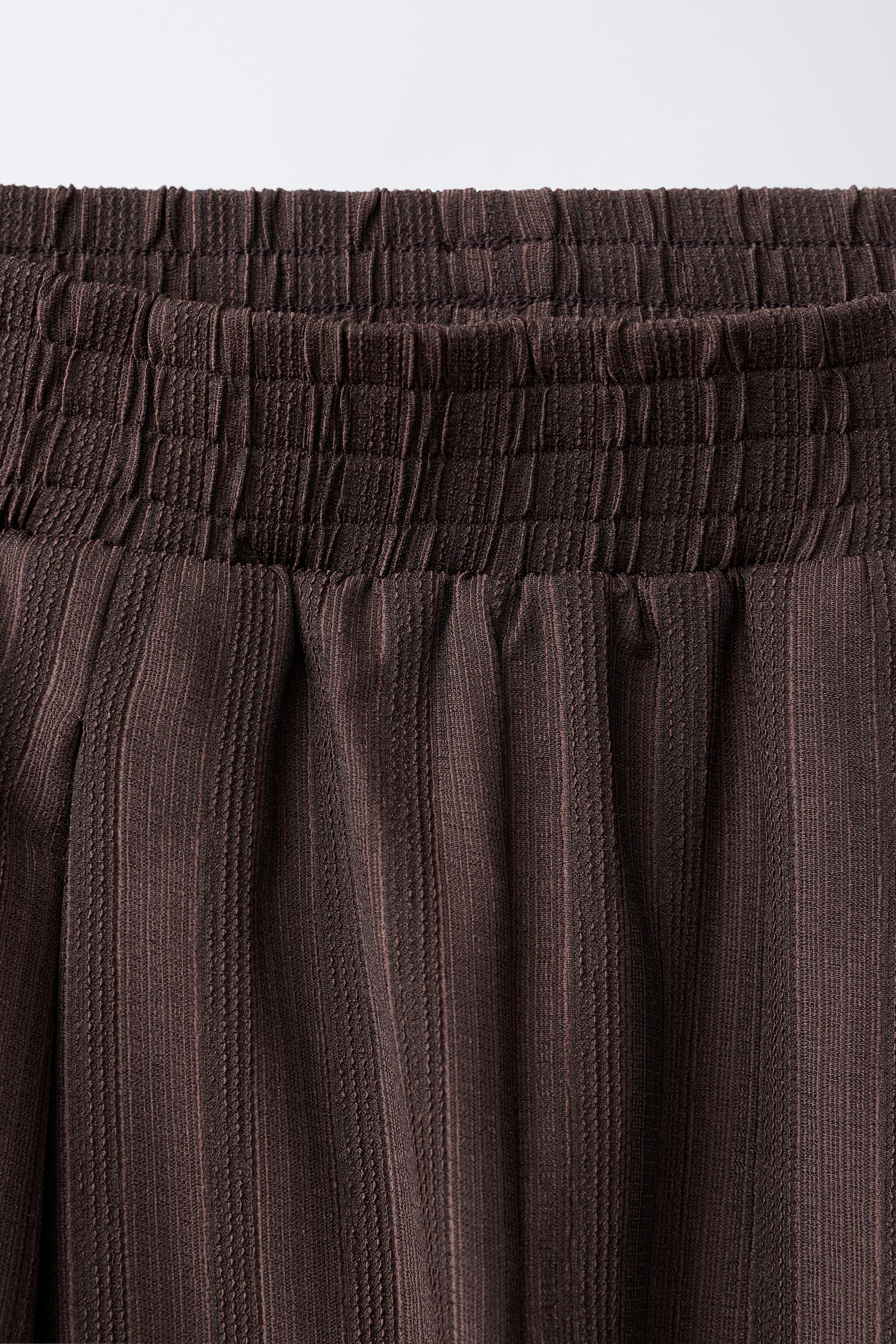 Детские брюки Zara TEXTURED BLOOMER PANTS — фото 3
