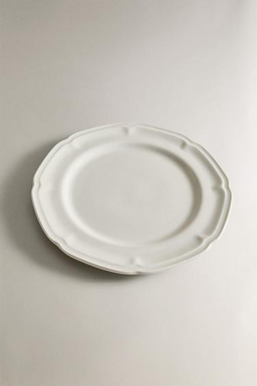 ASSIETTE PLATE PORCELAINE - Blanc de Zara - Image 1