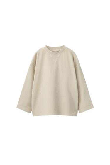 КИІМГЕ АРНАЛҒАН БОЯУ ФУТБОЛКАСЫ - Орташа-экру Zara компаниясынан