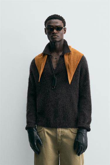 POLO PUNTO TEXTURA LIMITED EDITION - Chocolate de Zara