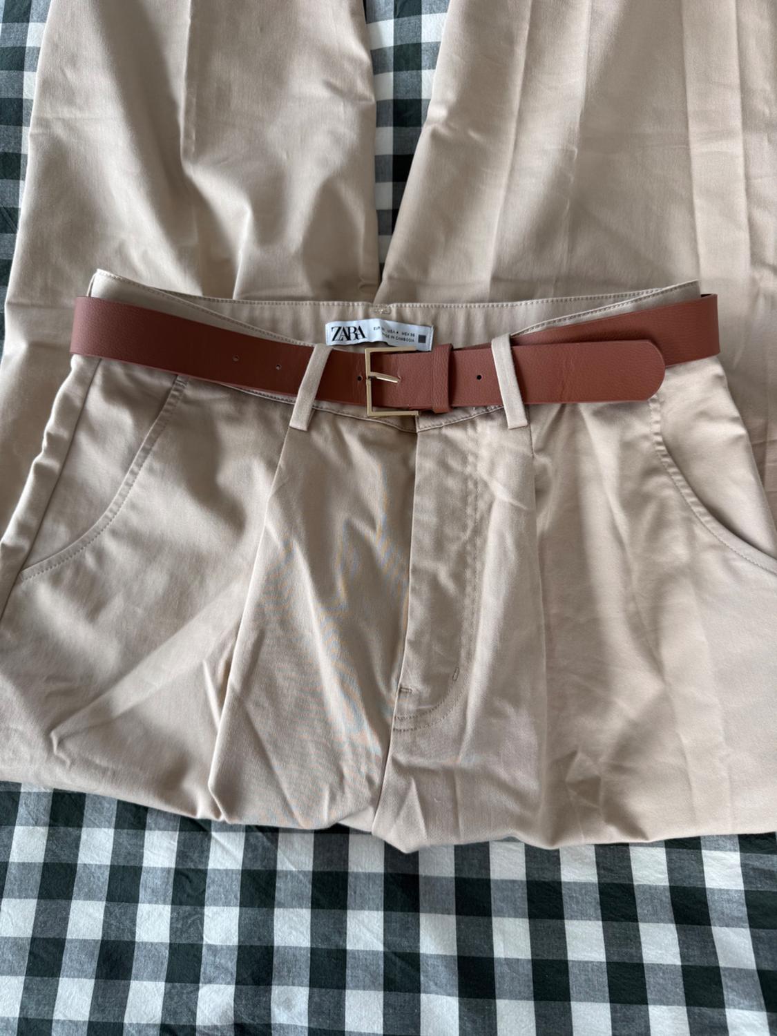 BELTED CHINO TROUSERS - Image 3