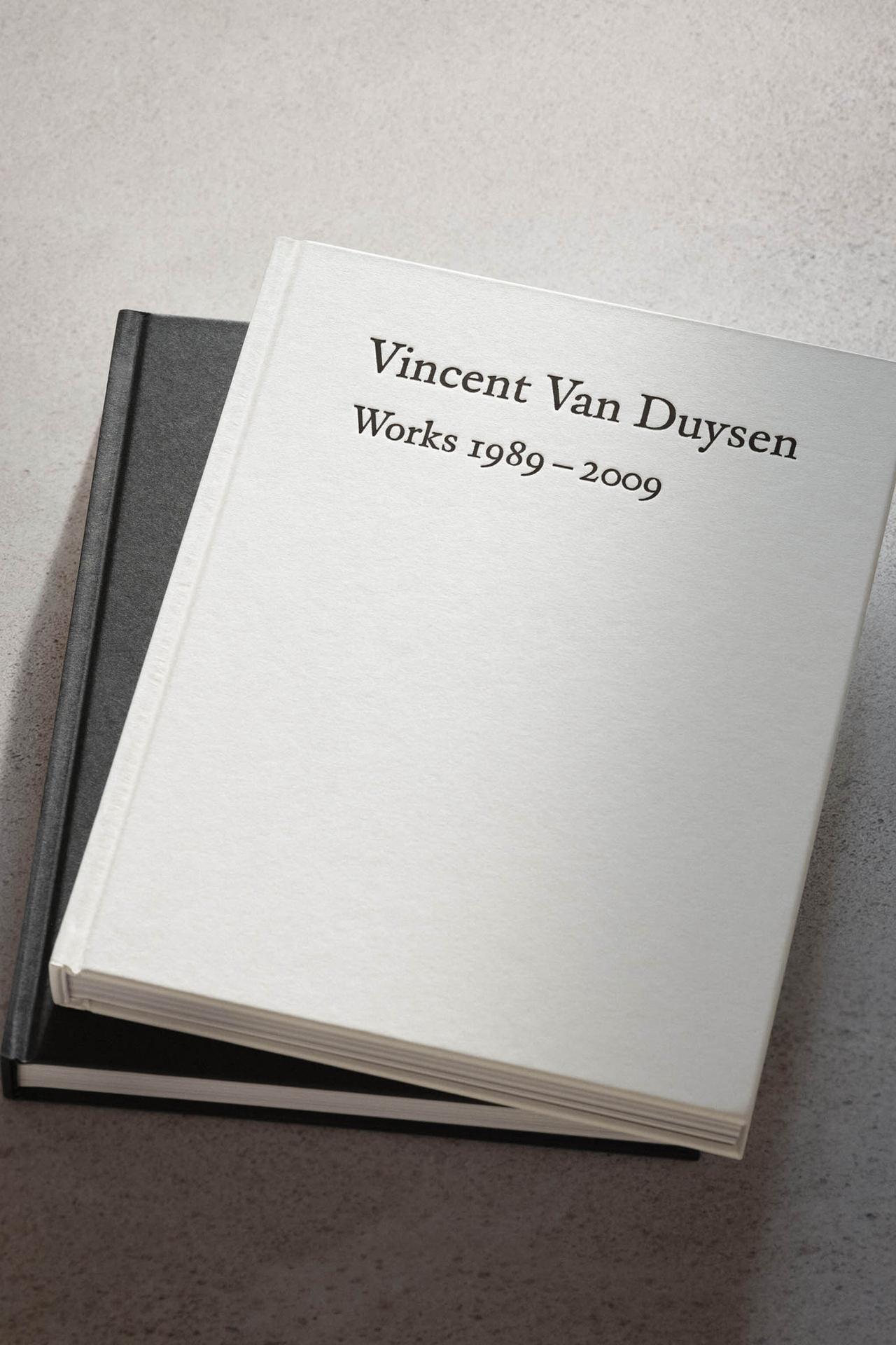 VINCENT VAN DUYSEN WORKS 1989-2009 BOOK (ENGLISH) — Gray