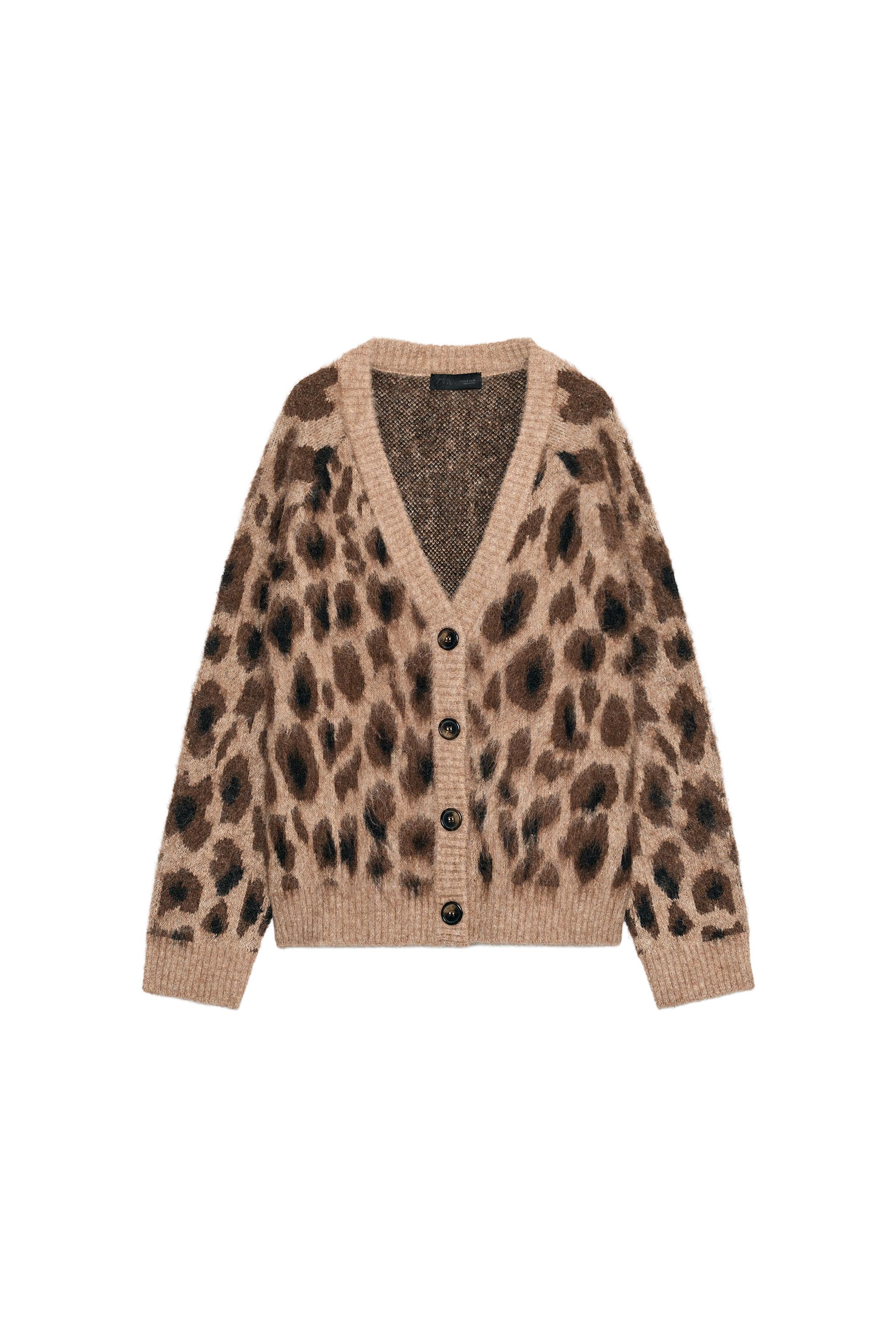 CHAQUETA PUNTO JACQUARD ANIMAL