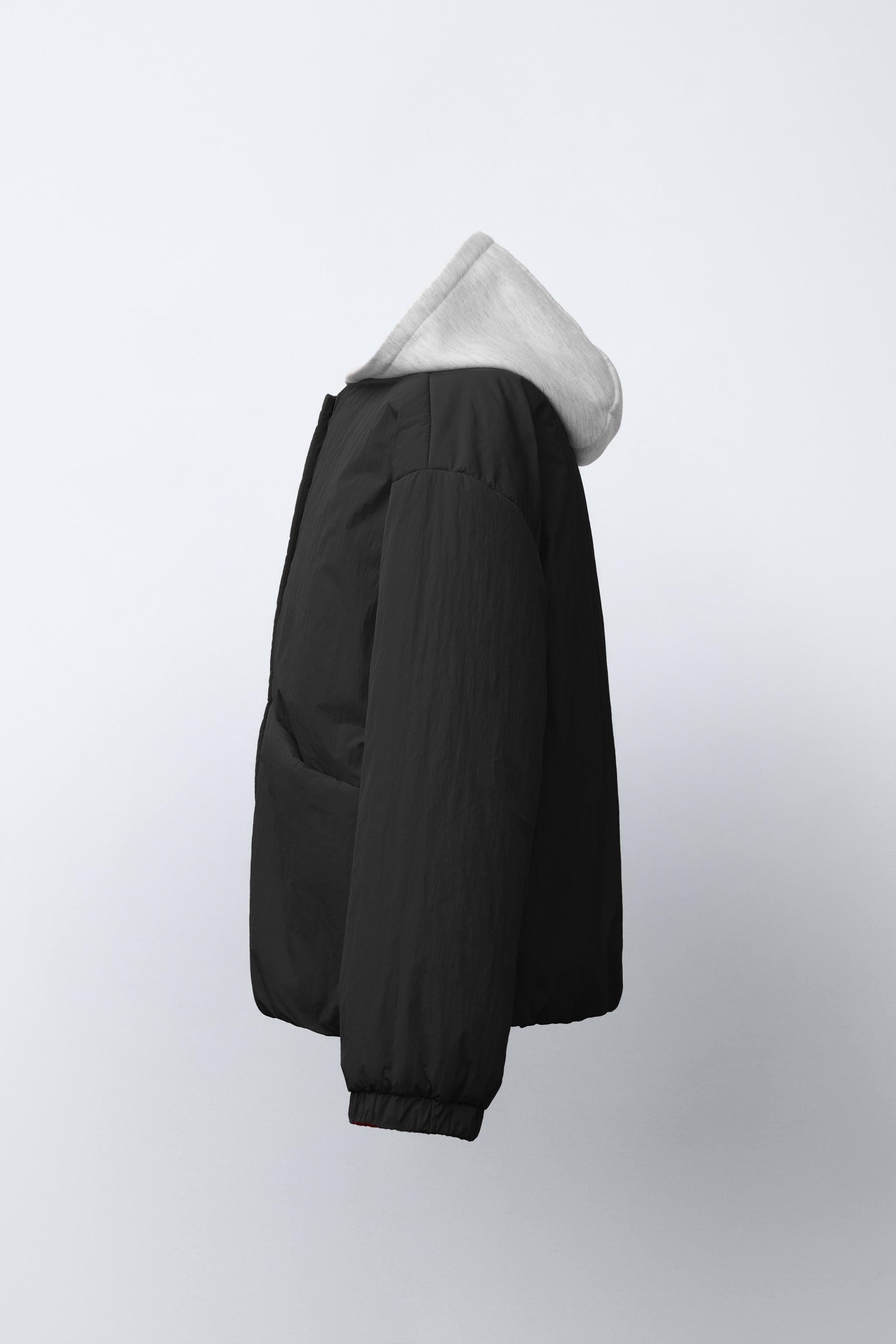 HOODED QUILTED JACKET