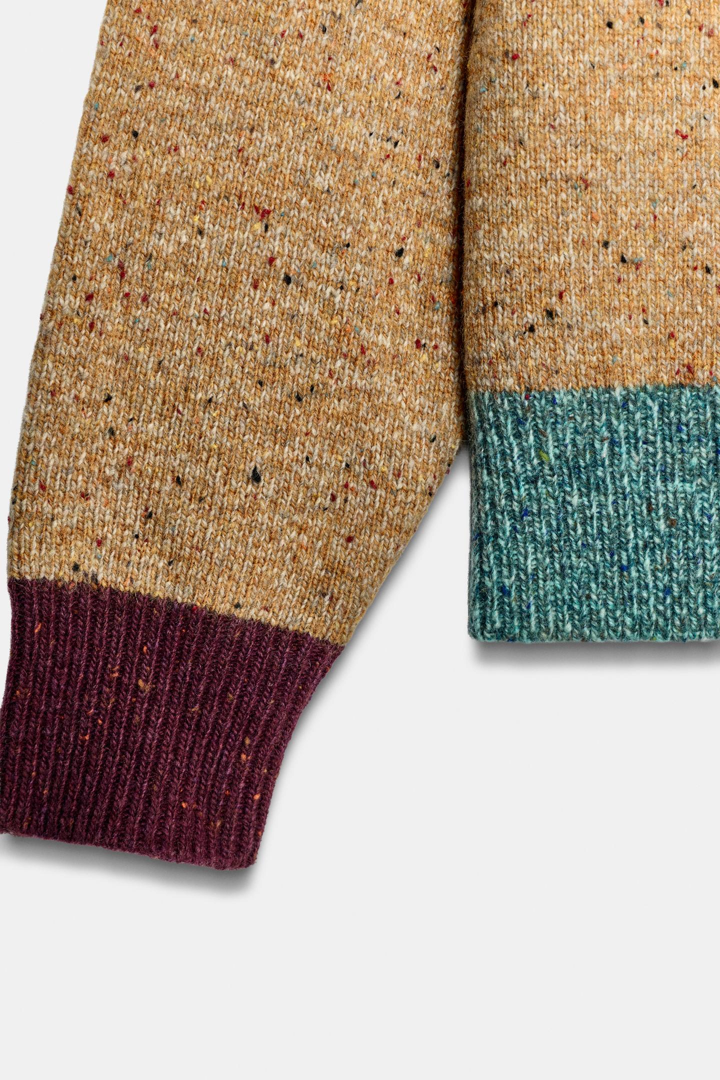 Женское поло Zara Wool Knit Polo, цвет: Разноцветный — фото 8
