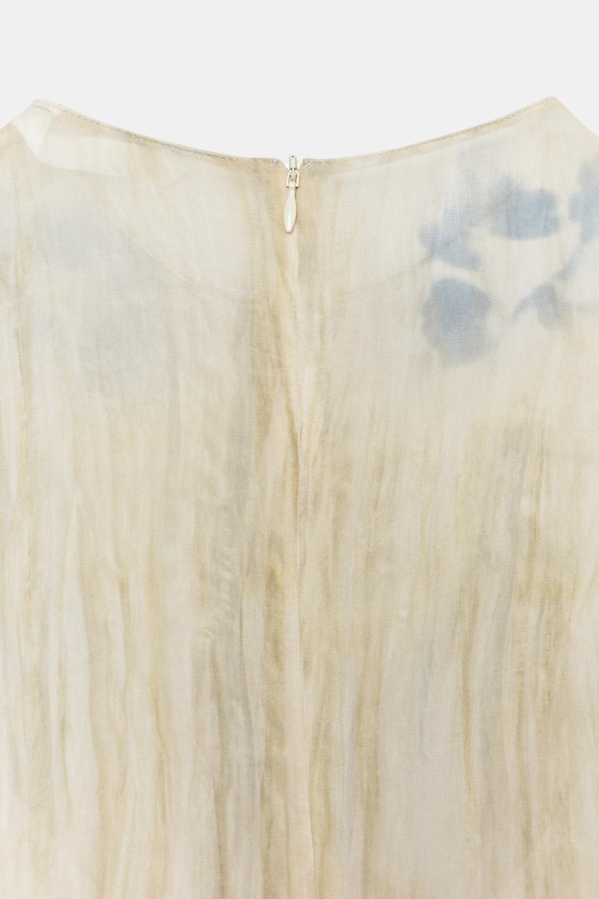 ZW COLLECTION PRINTED MIDI DRESS