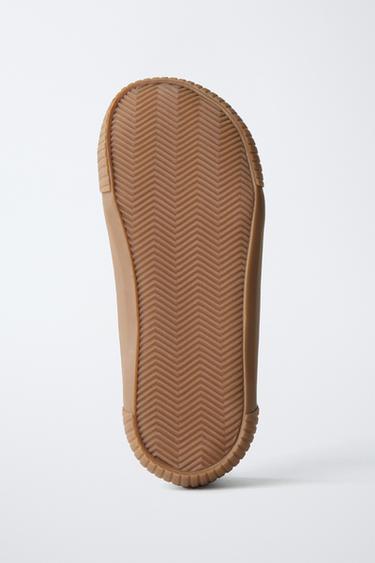 SPLIT SUEDE BAREFOOT TRAINERS - Brown by Zara - Image 7