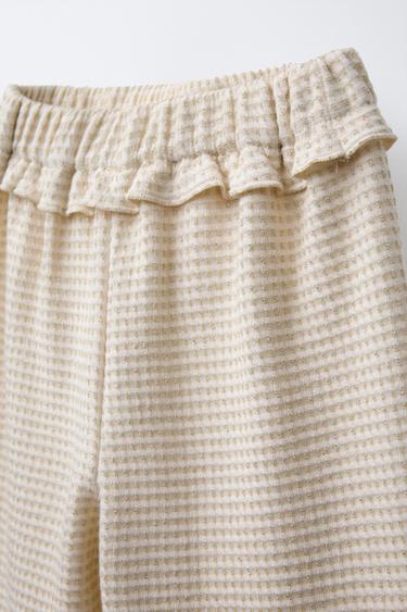 TEXTURED CULOTTES - Golden by Zara - Image 2