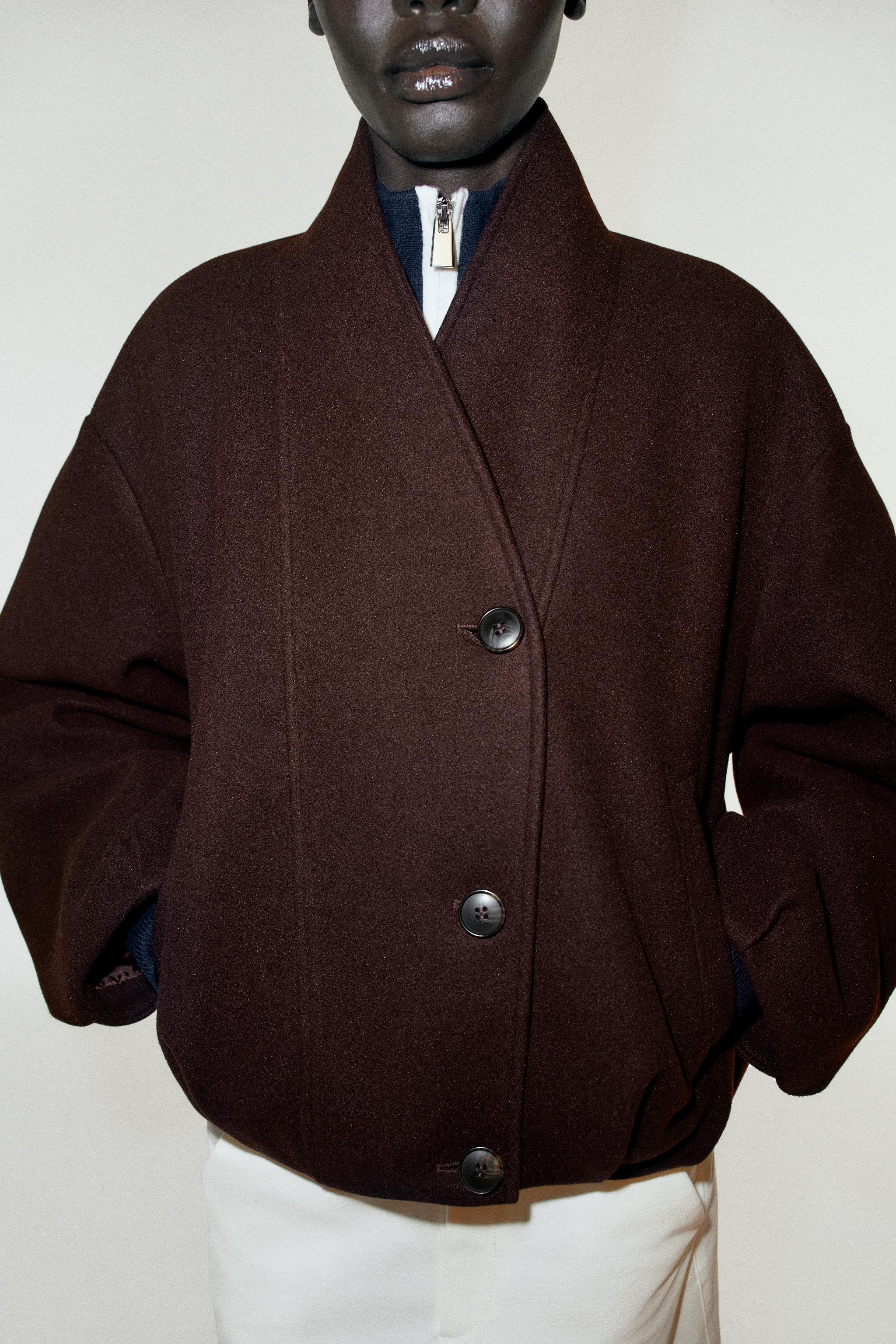 SOFT DOUBLE-BREASTED JACKET