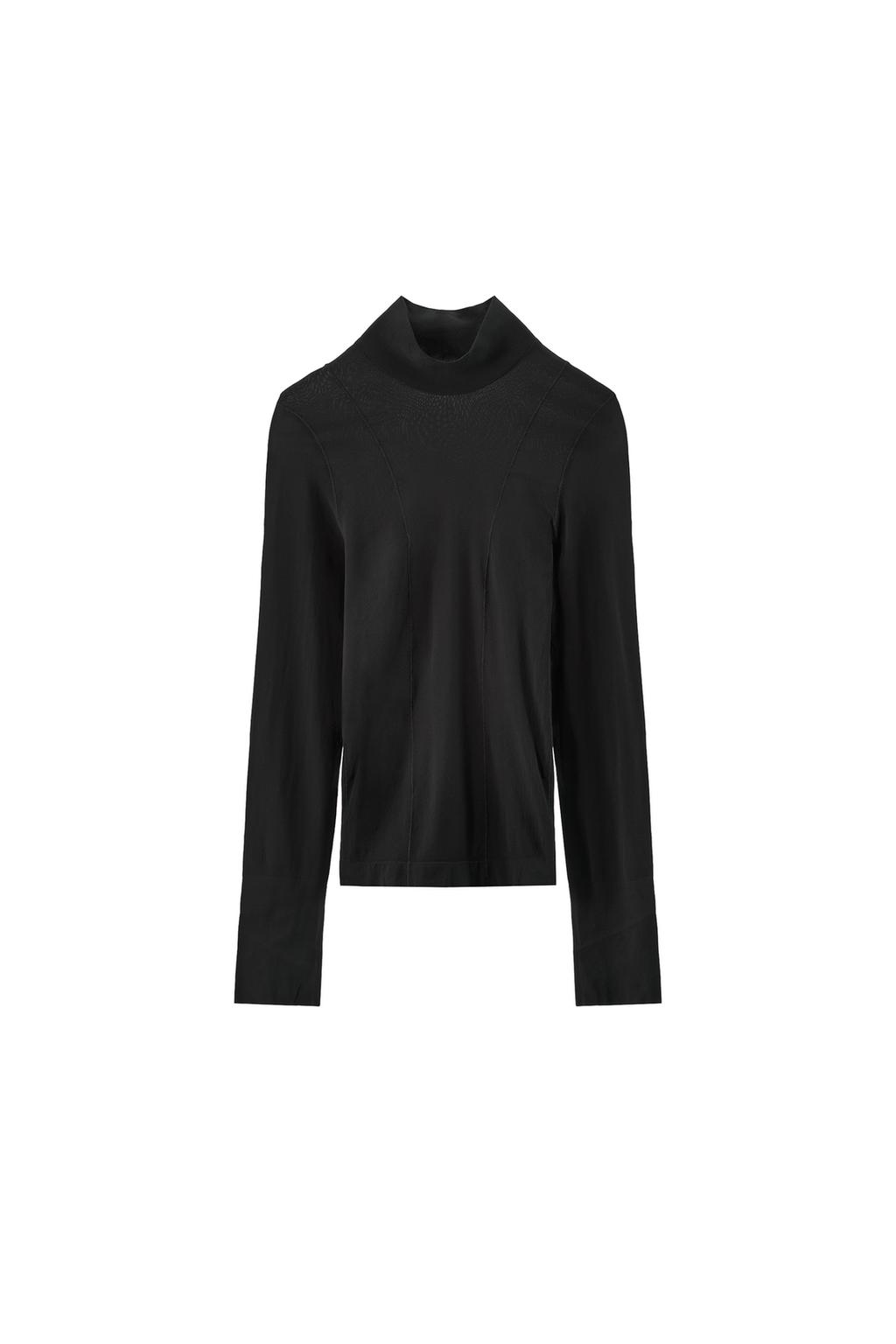 HIGH NECK TOP WITH POLYAMIDE - image 3