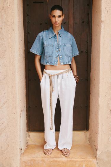 Z1975 KISA DENIM GÖMLEK