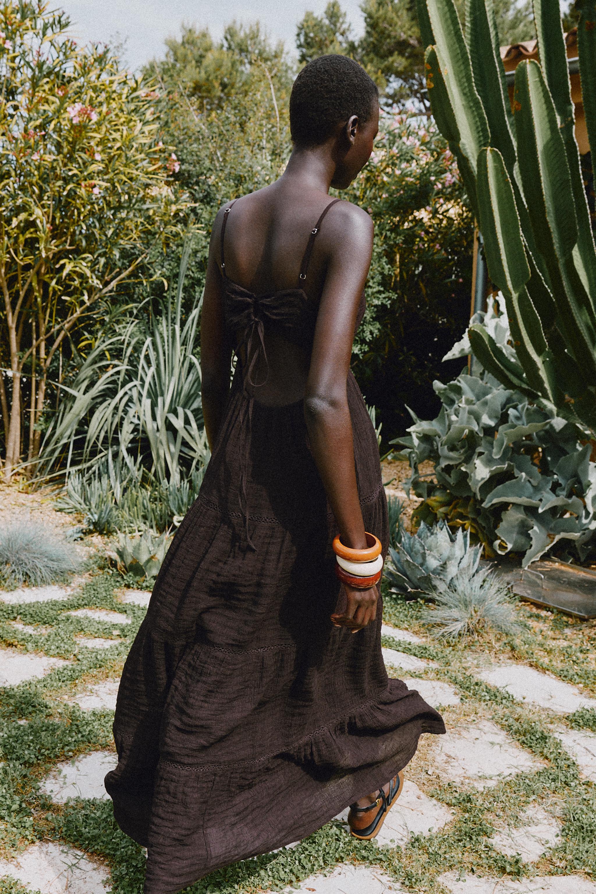 LONG STRAPPY DRESS