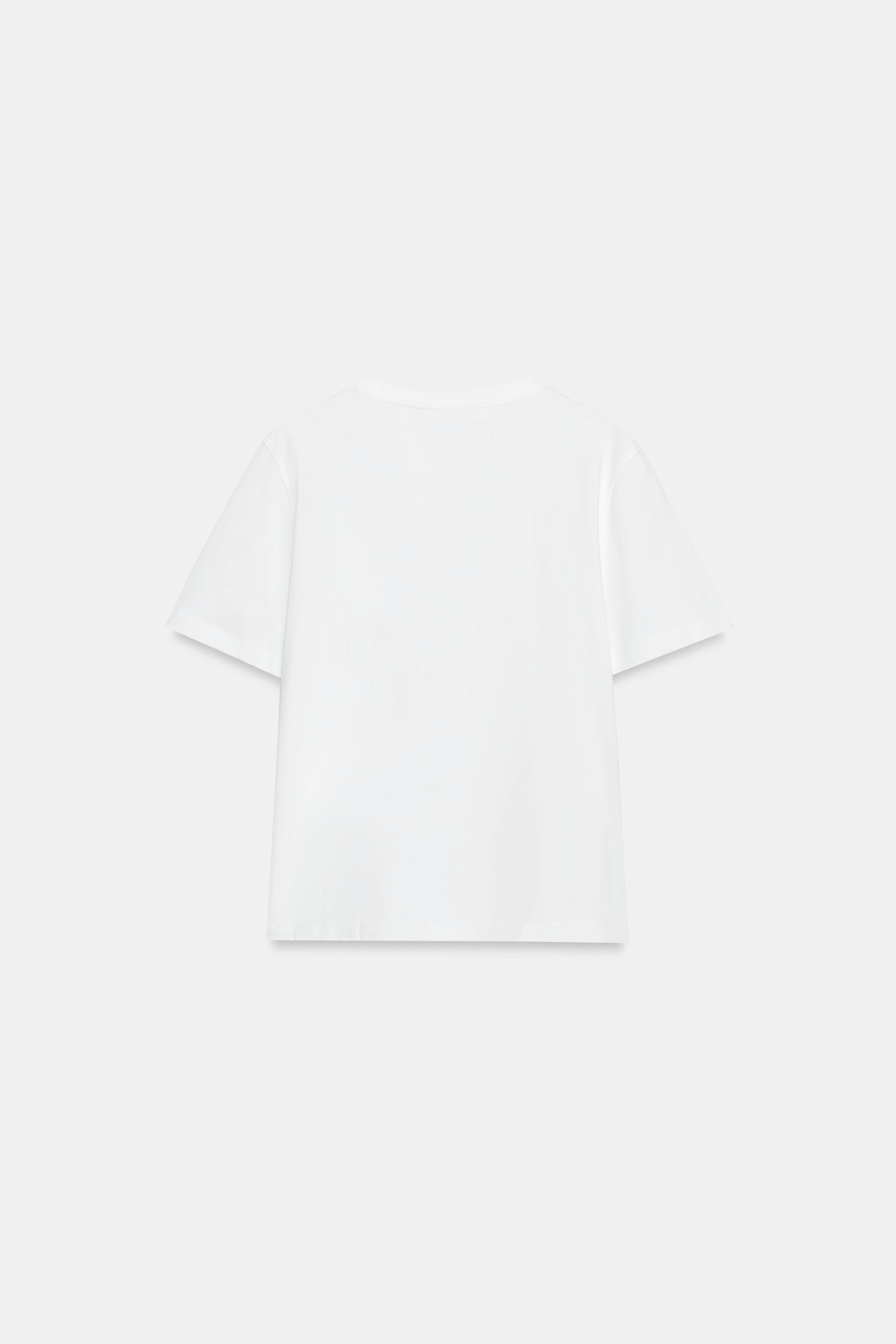 HACİMLİ ÇİÇEK DESENLİ T-SHIRT - Görsel 6
