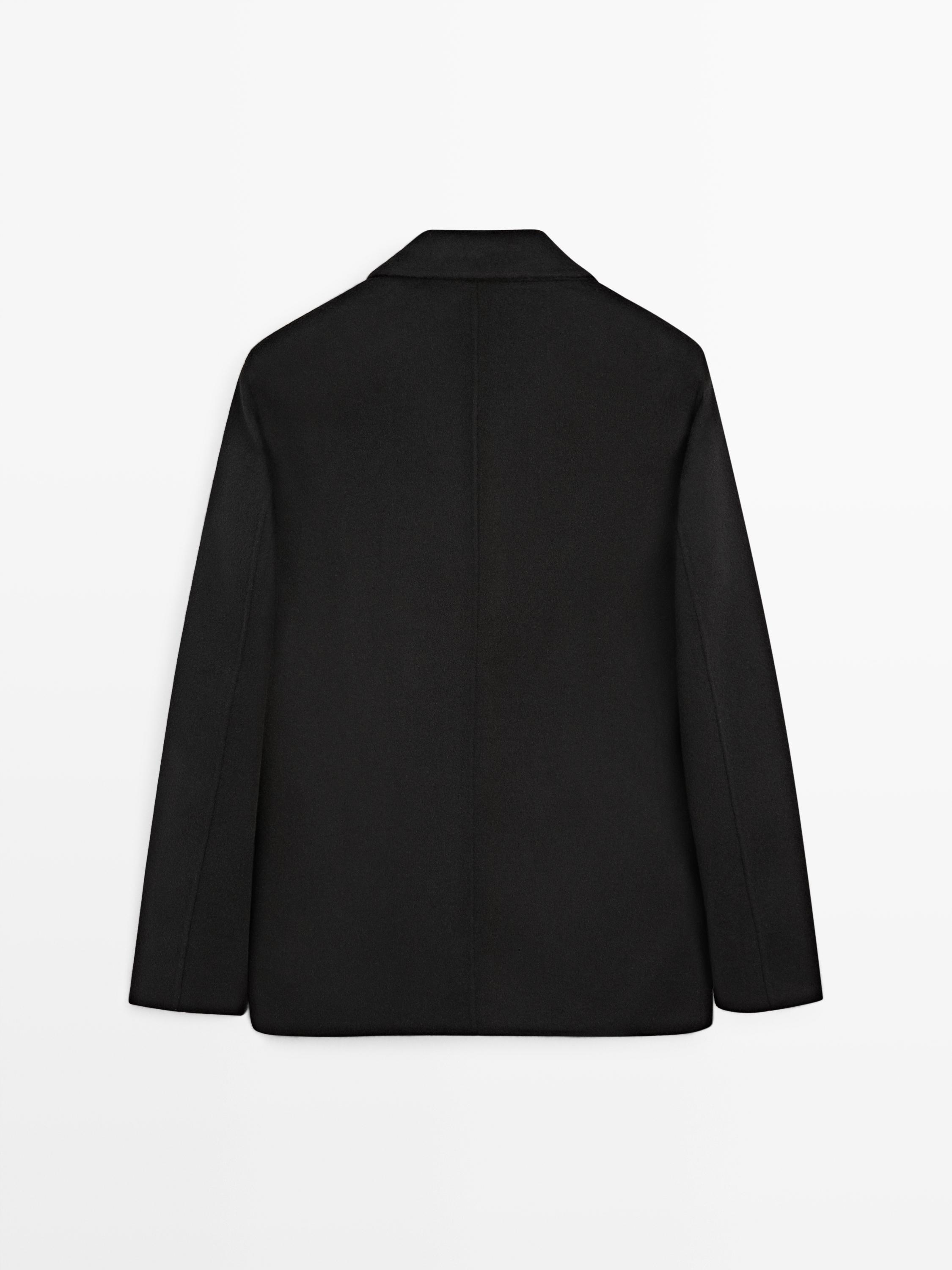 Double wool blend blazer