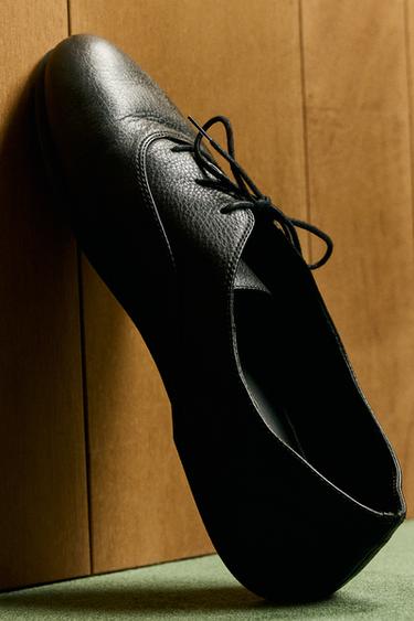 AARON LEVINE X ZARA LEATHER SHOES - Black by Zara