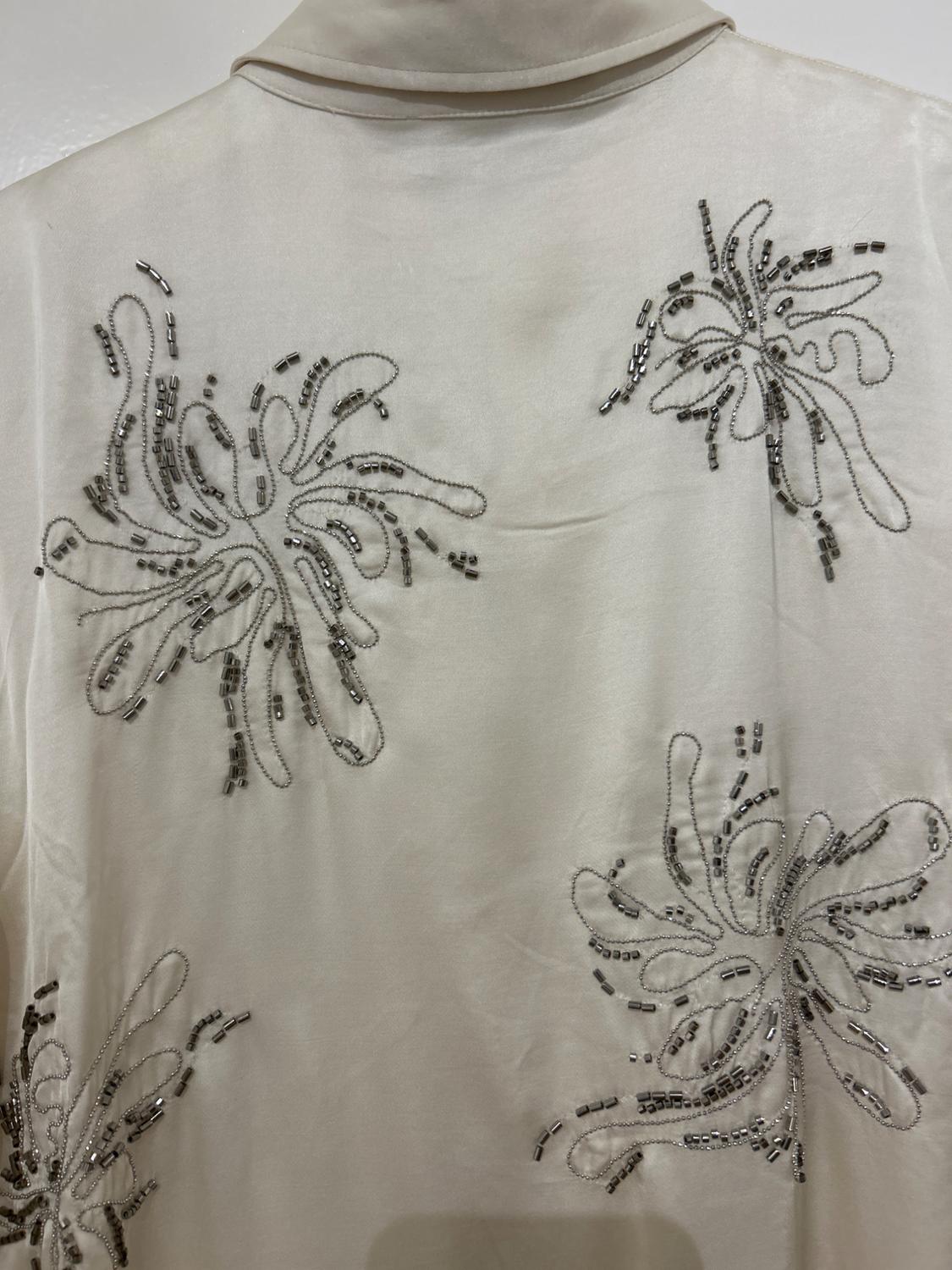 ZW COLLECTION BEADED EMBROIDERY SHIRT - Image 5