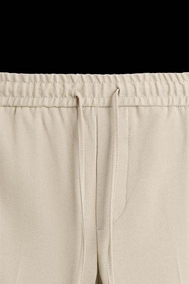 HOSE MIT JOGGER-BUND COMFORT - Sandfarben von Zara