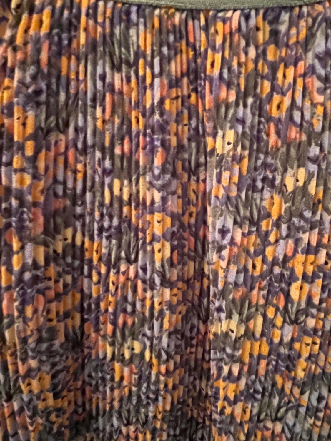 PRINTED BLOUSE WITH PLEATS - Image 8
