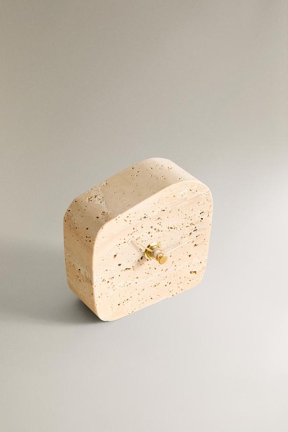 MARBLE CLOCK Ekrü ZARA Magyarország / Hungary