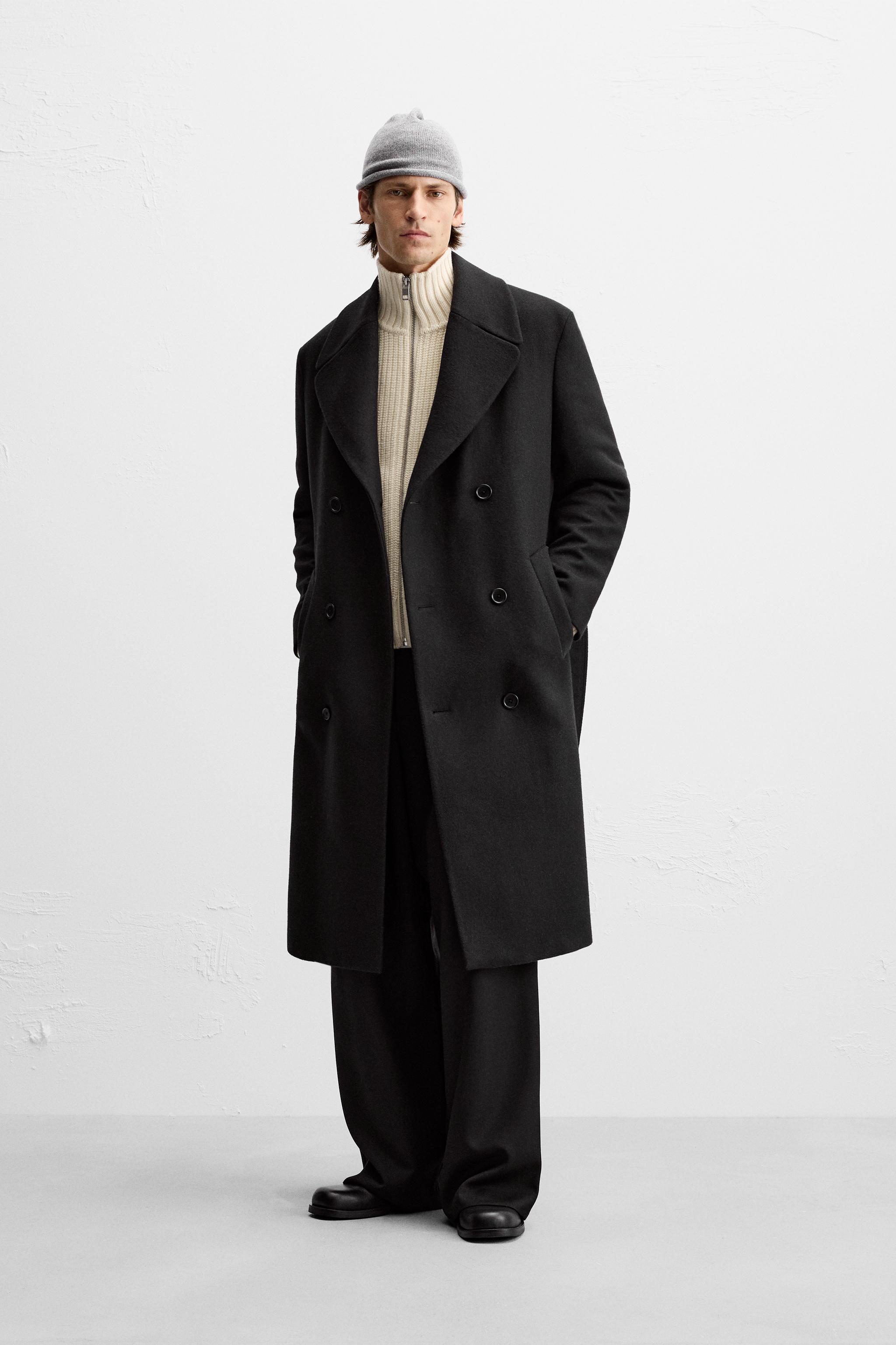 DOUBLE BREASTED COAT WITH BELT