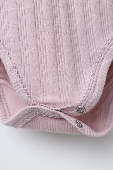 6 MONTHS-3 YEARS/ 3-PACK OF LONG SLEEVE BODYSUITS - Pink by Zara - Image 3