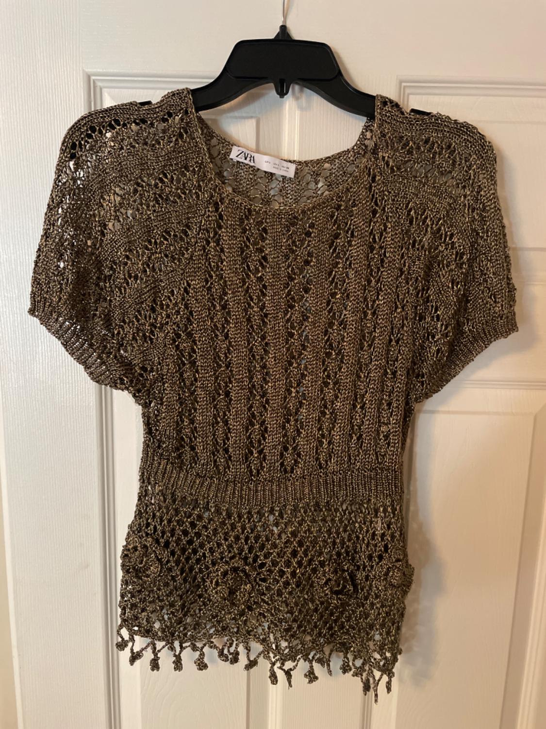 METALLIC THREAD KNIT TOP LIMITED EDITION